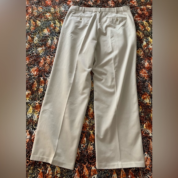 CROFT & BARROW Men’s Cream color Dress slacks/pants/trousers 38/32 EUC - Picture 2 of 10